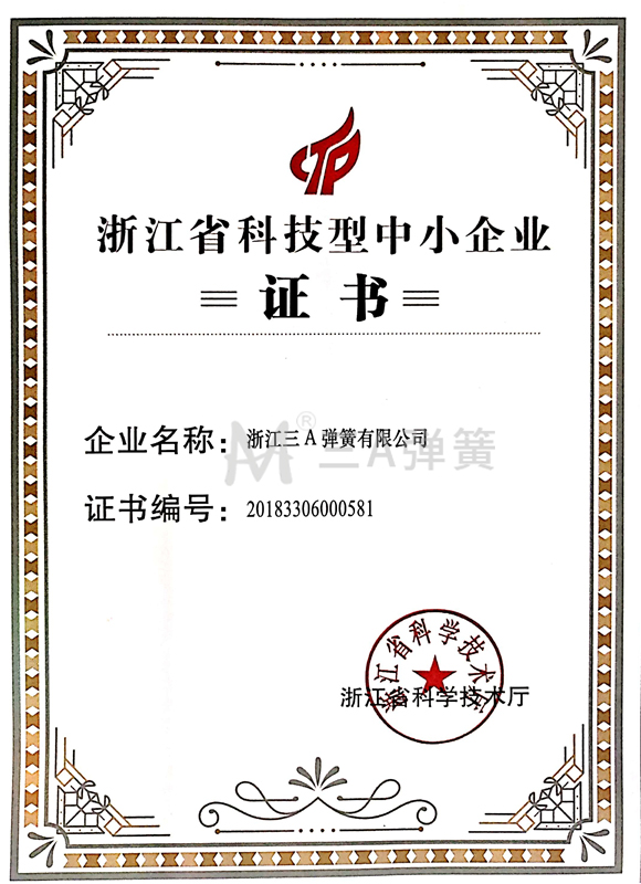 浙江省科技型中小企業(yè)證書.jpg